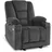 MCombo Relaxsessel 7008 Stoff 90 x 105 x 94 cm Grau mit Liegefunktion und Massage