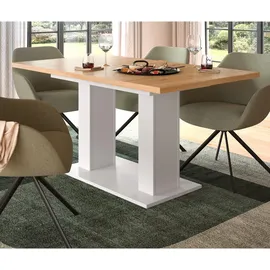 inn.furn Home-X 150 - 190 x 76 cm Eiche/weiß