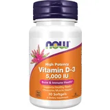 Now Foods Vitamin D-3 5,000 IU (30 Weichkapseln)