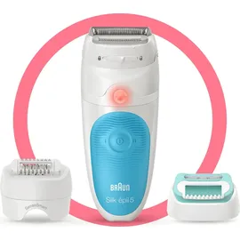 Braun Silk-épil SensoSmart 5-610 weiß/blau