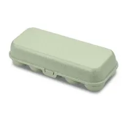 Koziol Eierbox EGGS TO GO für 10 Eier, stapelbar 3179668 , Farbe: grün