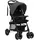 vidaXL 2-in-1 Kinderwagen dunkelgrau und schwarz 10384