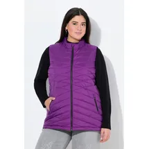 Ulla Popken Weste in dunkles violett | 50-52