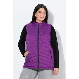 Ulla Popken Weste in dunkles violett | 50-52