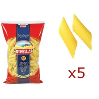 DIVELLA Pasta Divella Italienische PENNE CANDELA aus Hartweizenmehl 5