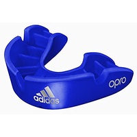 adidas Unisex Jugend Opro Gen4 Bronze Mundschutz, blau/weiß, Junior