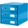 Leitz Schubladenbox Click & Store blau 6048-00-36, DIN A4 mit 3 Schubladen