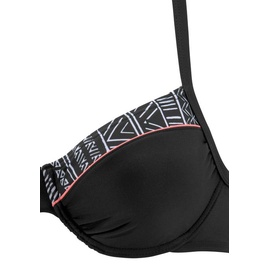 KANGAROOS Bügel-Bikini Gr. 48, Cup G, schwarz Gr.48