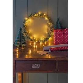 Konstsmide LED Lichterkette Micro 2 m gefrostet Bernstein