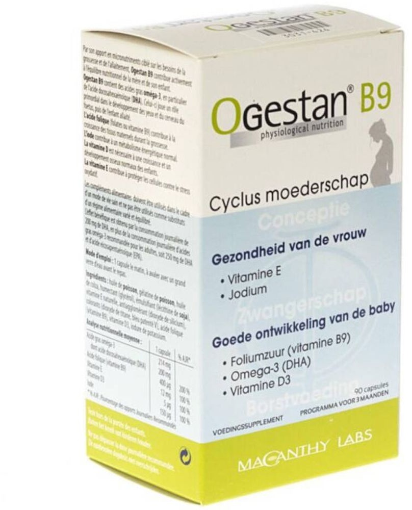 Ogestan® B9 Cycle maternité 90 pc(s) capsule(s)