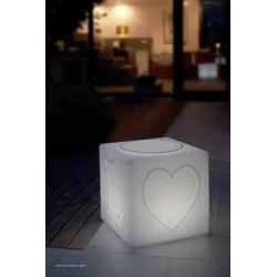 Leuchtwürfel Oudoor "LOVE Lamp" Höhe 43 cm