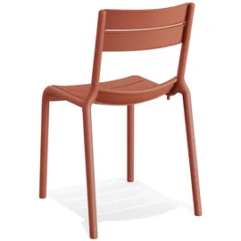 FEROS Calor Gartenstuhl 55 x 55 x 82 cm terracotta 4 St.