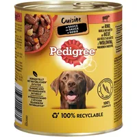 PEDIGREE Sparpaket Pedigree Rind mit Nudeln & Karotte in Sauce 24 x 800 Gramm Hundenassfutter