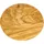 Berard Schneidebrett Massivholz Ø 23 cm Beige