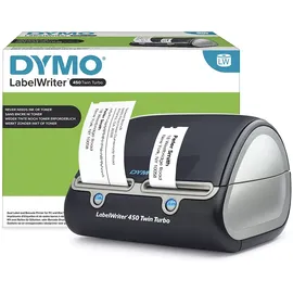 Dymo LabelWriter 450 Twin Turbo Etikettendrucker Thermodirekt 300 x 600 dpi Etikettenbreite (max.): 56 mm USB