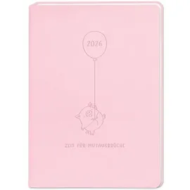 Grafik Werkstatt Bielefeld Terminplaner Lederlook 2026 Rosa