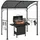 Outsunny Grillpavillon 2,15 x 1,5 m Dunkelgrau