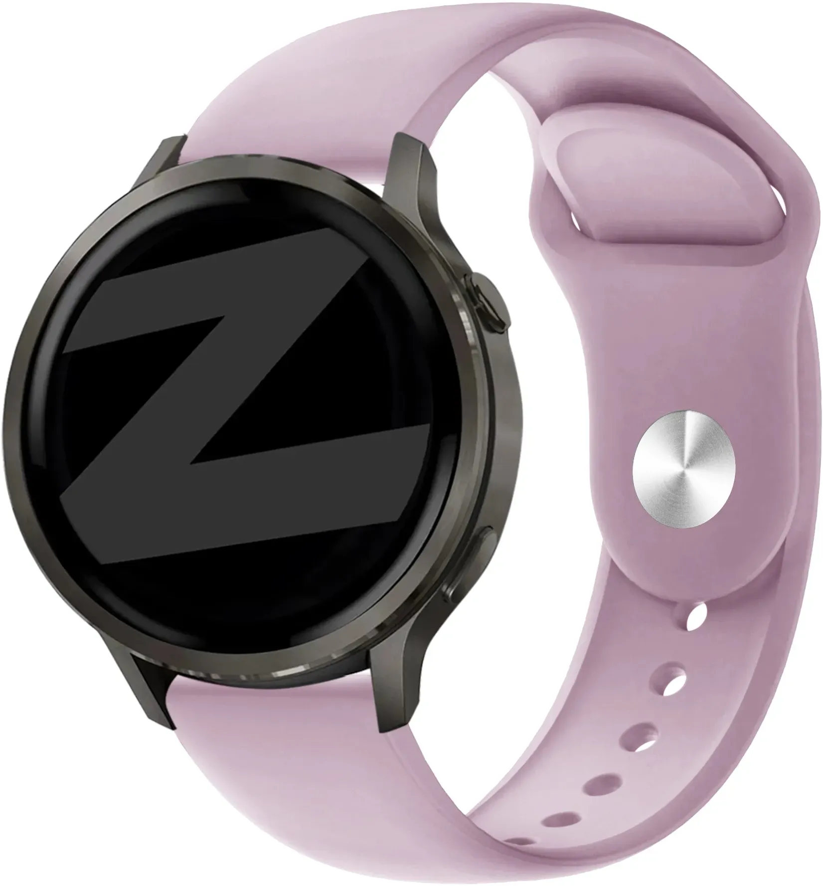Bandz Garmin Approach S50 Armband Silikon 'Deluxe' für Garmin Approach S50 - Lavendel - Druckknopf Verschluss