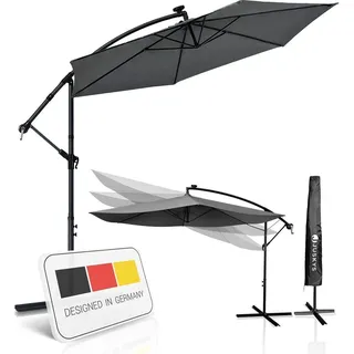 Juskys Brazil Ø 300 cm Grau