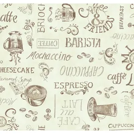 d-c-fix d-c-table® Tischdecke Manhattan Vlies Ristretto 130 x 160 cm, creme