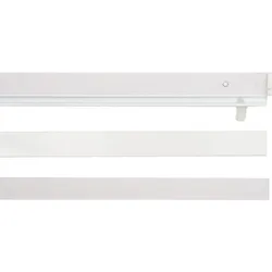 Paneelwagen INDEKO, weiß, 2 St., Aluminium, Gardinenbefestigungen, für Schiebevorhänge