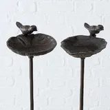Boltze Vogeltränke Karla 20 x 14 x 98 cm Braun