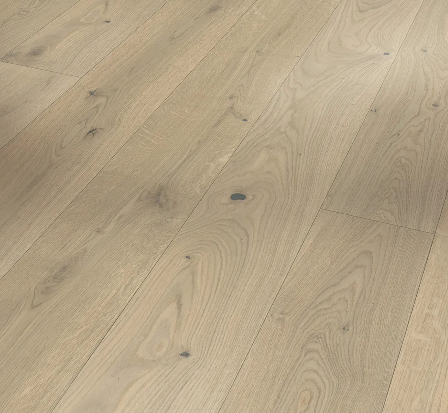 Parador Classic 3060 Parkett Eiche Soave Weiß weiß matt lackiert Landhausdiele 2200x185x13 mm