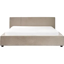 Beliani Mirande 180 x 200 cm Taupe