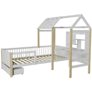 Juskys Yari 90 x 200 cm weiß/natur