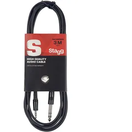 Stagg SAC3MPSPS Audio Kabel (3m, mini-Stereo Klinke, Stecker-auf-Stecker)