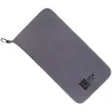 Zite Handtuch Microfaser Handtuch hohe Saugkraft mit Karabiner Angeln & Outdoor grau