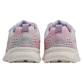 hummel Crosslite Glitter Sneaker Grau/Pink/Rosa 21