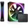 NZXT F140 RGB Duo Doppelpack – 2 x 140 mm zweiseitige RGB-Lüfter mit RGB-Controller – 20 individuell adressierbare LEDs – ausgewogener Luftstrom und statischer Druck – flüssigkeitsdynamisches Lager –