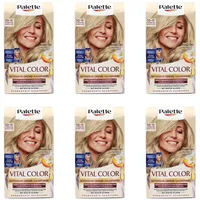 6x Poly Palette Vital Color Intensive Creme-Haarfarbe 10-11 Silberblond EA802658
