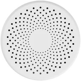 Hama Kabelbox, rund Wandmontage, Schreibtisch, Büro, Zuhause etc., integrierte Kabelführung, einfaches Kabelmanagement, Kabelschutz, flach) weiß