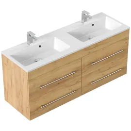 magnolia home Badmöbel Firenze 140 Eiche Gold