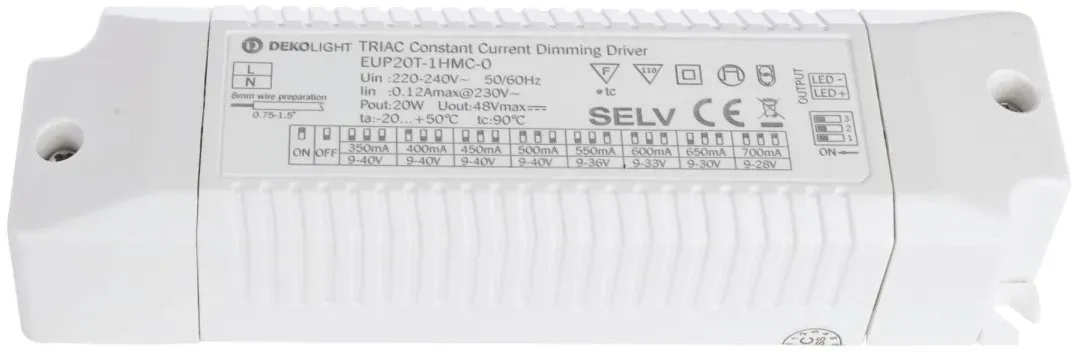 Deko-Light Netzgerät CC DC dimmbar Basic IP20 Multi CC 350-700mA 14-20W