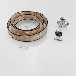 LUCANDE Elowen 3-flg. Holz braun