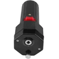 XVX Schwarzer Grillmotor, Kunststoff-Grillmotor mit Grillschneckenmotor mit variabler Drehzahl