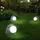 GLOBO Solarleuchte Kunststoff 3er Set grau