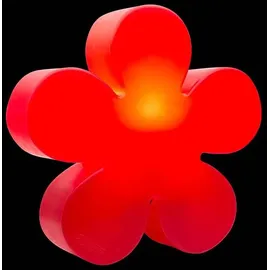 8 seasons design GmbH Motivleuchte Shining Flower Kunststoff Durchmesser 40 cm 1 Stück rot