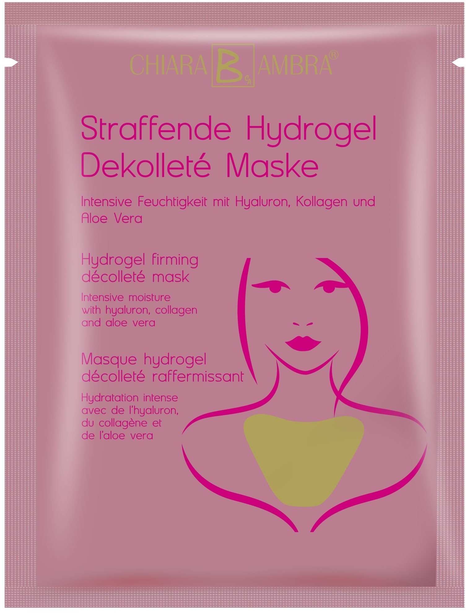 Chiara Ambra Straffende Hydrogel Dekolleté Maske 1 Stk.