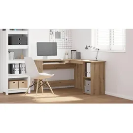 vidaXL Eckschreibtisch Artisan-Eiche 120x140x75 cm Holzwerkstoff
