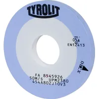 TYROLIT Präzisions-Außenrund-Schleifscheibe DxTxH (mm), 500x40x203,2, Typ: A80
