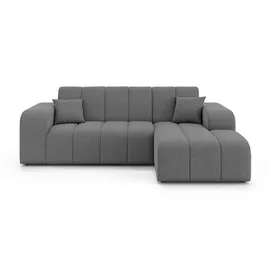 OTTO home Eckcouch Polyester 2-Sitzer Dunkelgrau