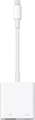 Apple iPad Adapterkabel [1x Lightning-Stecker - 1x Lightning, USB 3.2 Gen 1 Buchse A (USB 3.0)] Weiß