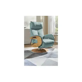 HIMOLLA Relaxsessel 7818 Leder 75 x 108 x 84 cm Blau elektrisch