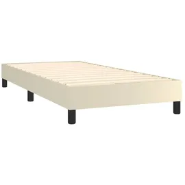 vidaXL Boxspringbettgestell 100 x 200 cm Creme