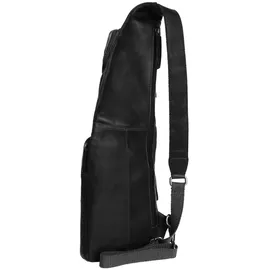 The Chesterfield Brand Logan Umhängetasche Leder 17 cm schwarz