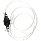 Manuelle Benzinpumpe, 2 M, Saugheber, Transferpumpe, Benzinpumpe, Saugpumpe, Ölpumpe Mit Metallklemmen Für Dieselpumpe, Wasser, Flüssigkeit, Aquarium (1,2 M)